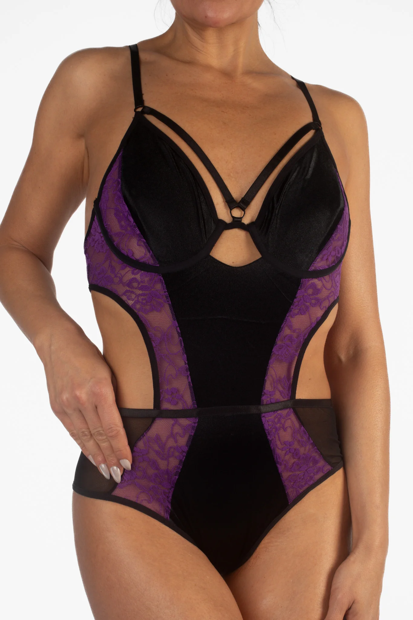 Amethyst Lace Bodysuit
