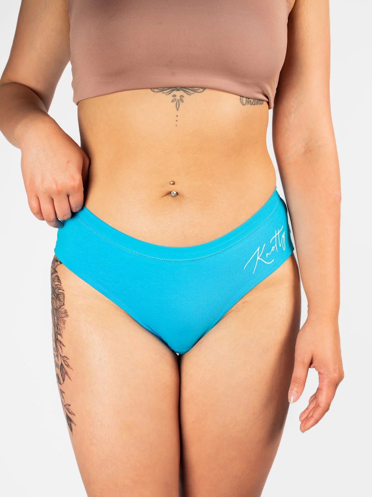 Azure Cotton Knotty Briefs - Image 2