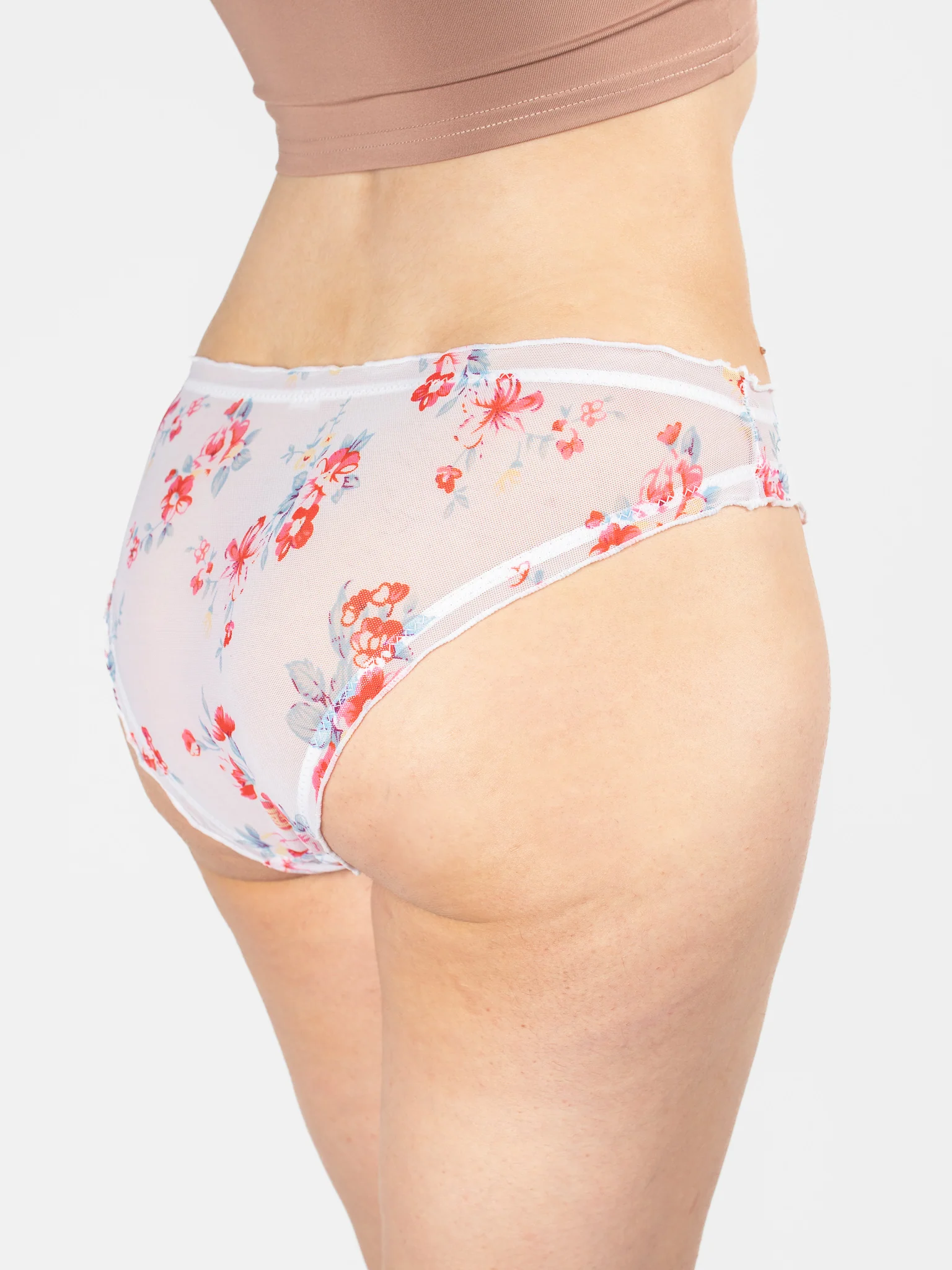 Sheer Blossom Brief Underwear - Image 3