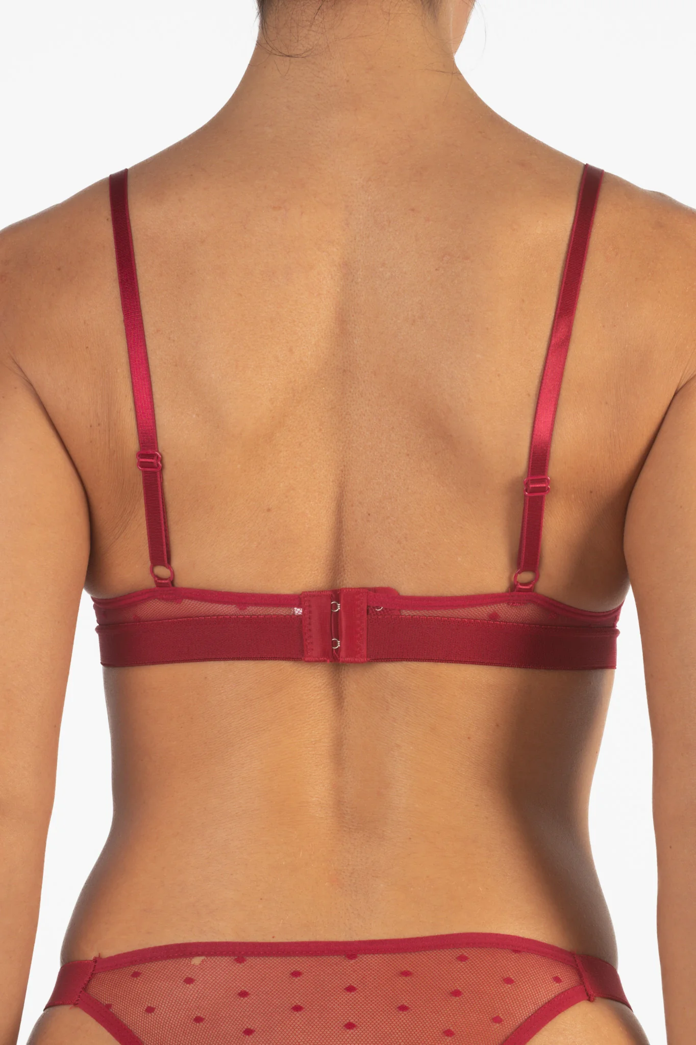Blushing Rose Polka Dot Bra - Image 3