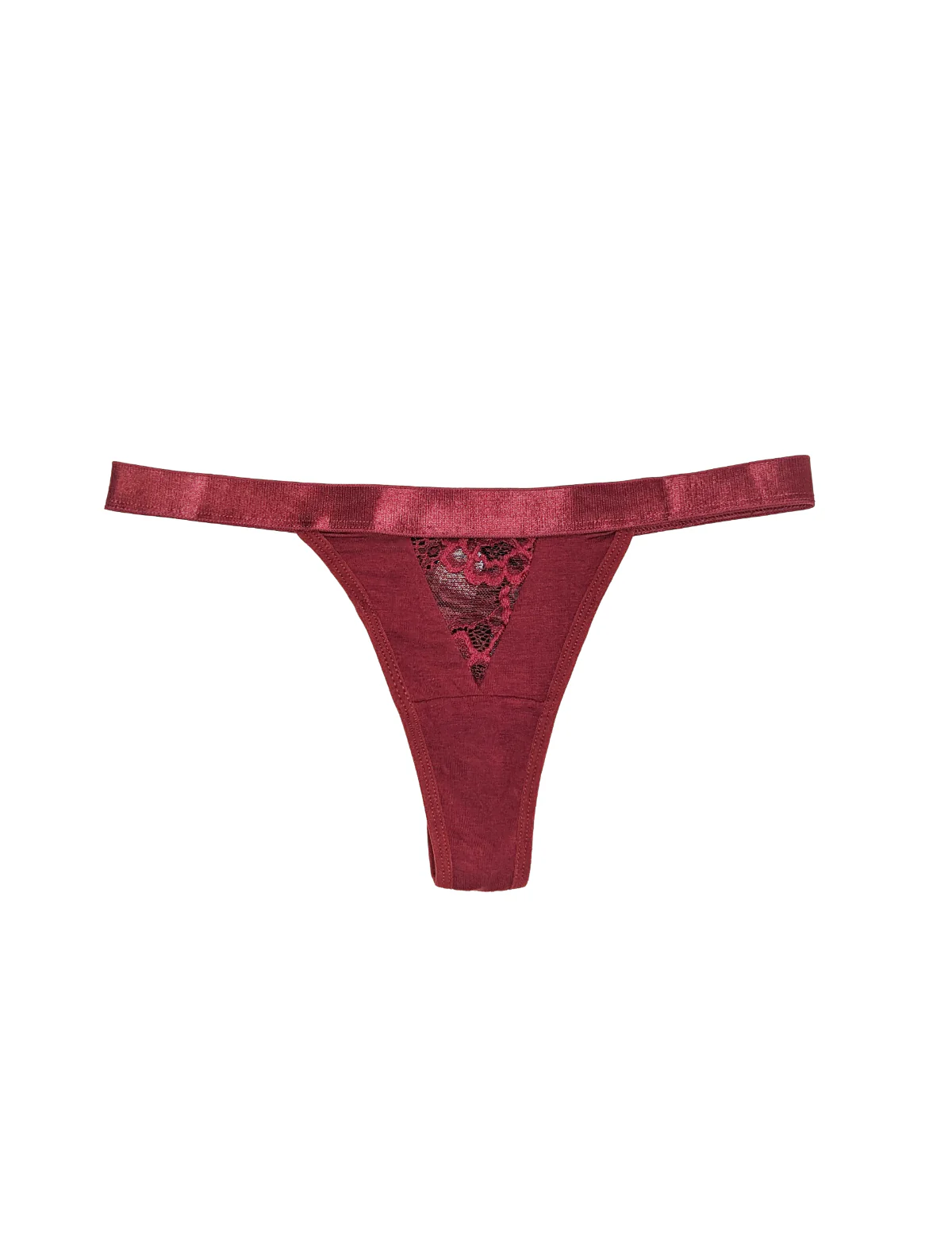 AiraModal™ Bold Burgundy Modal Thong