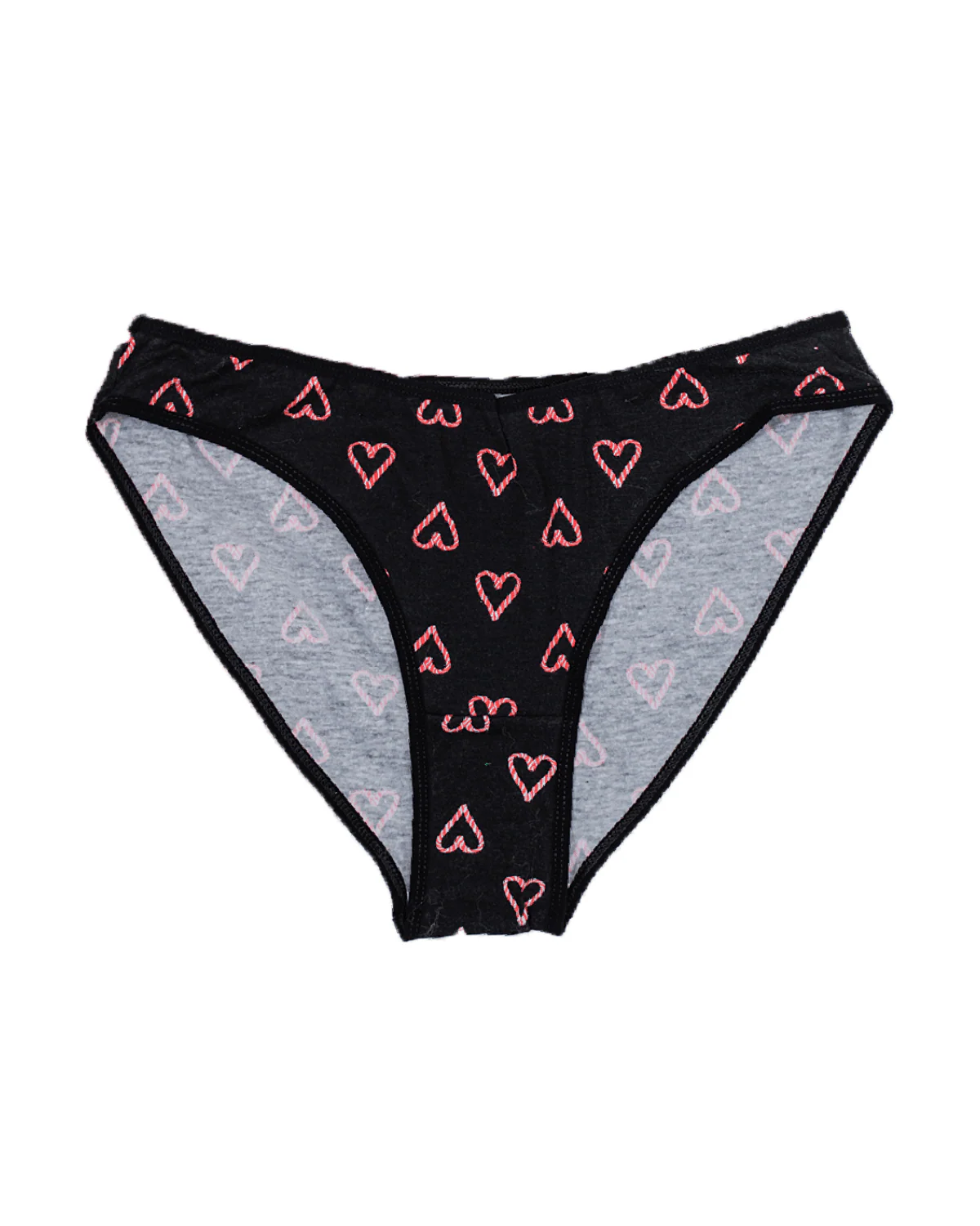 Candy Cane Heart Brief