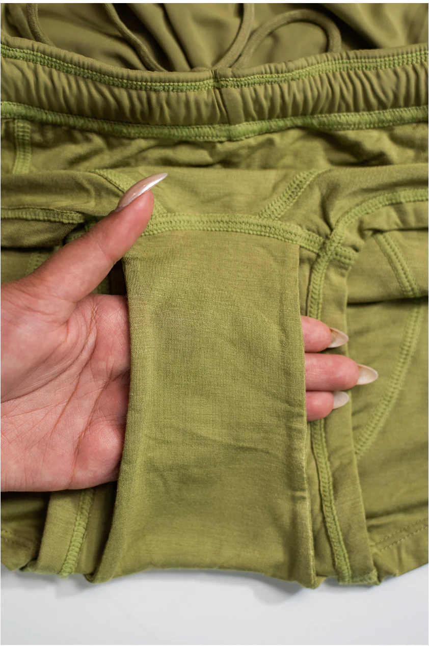 Compression Pad-Friendly Yoga Shorts - Image 9