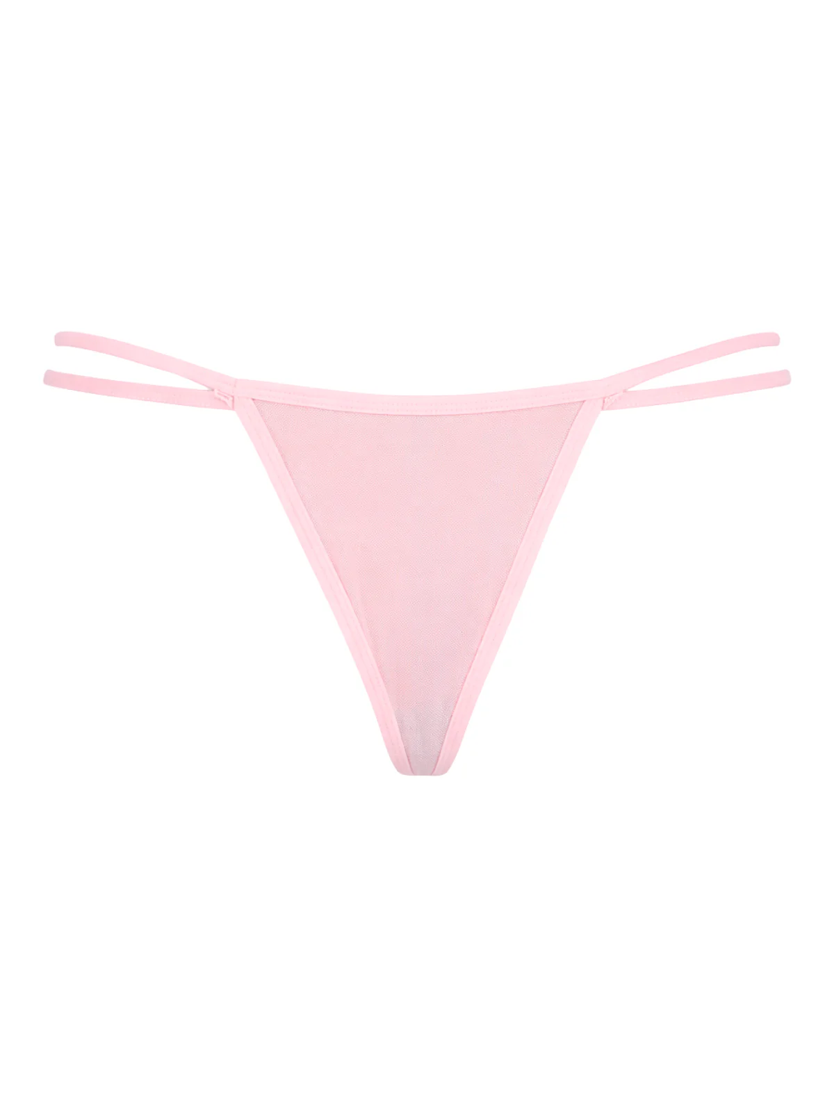 Sheer Double-Strap G-String