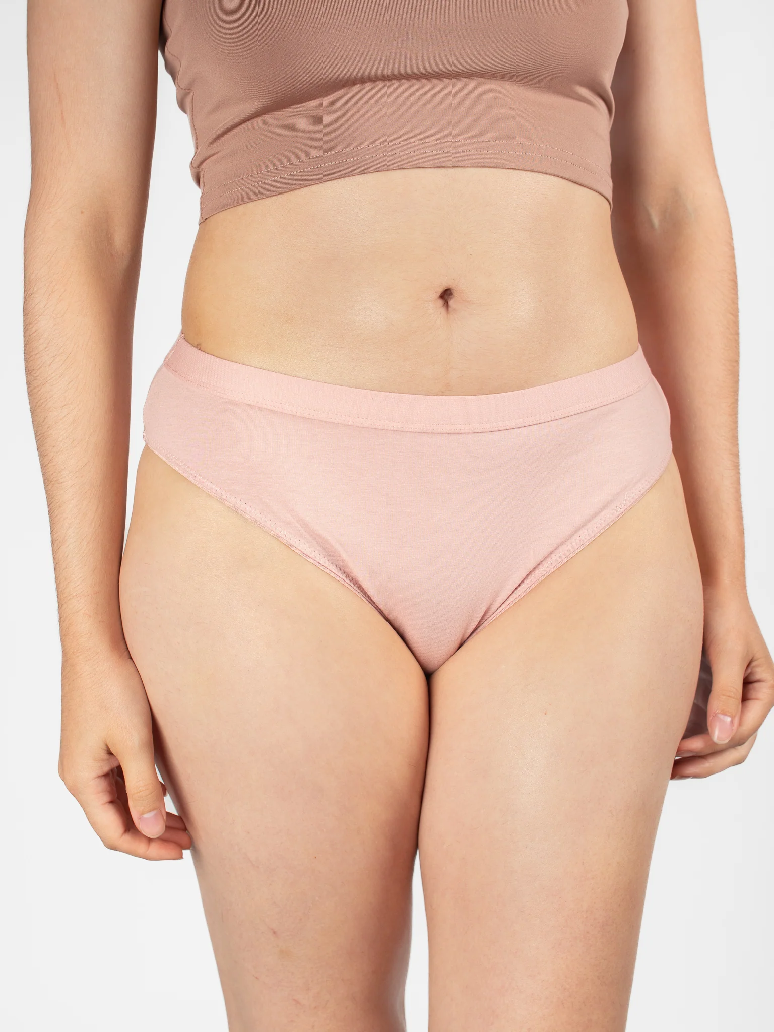 Everyday Cotton Pink Briefs - Image 2