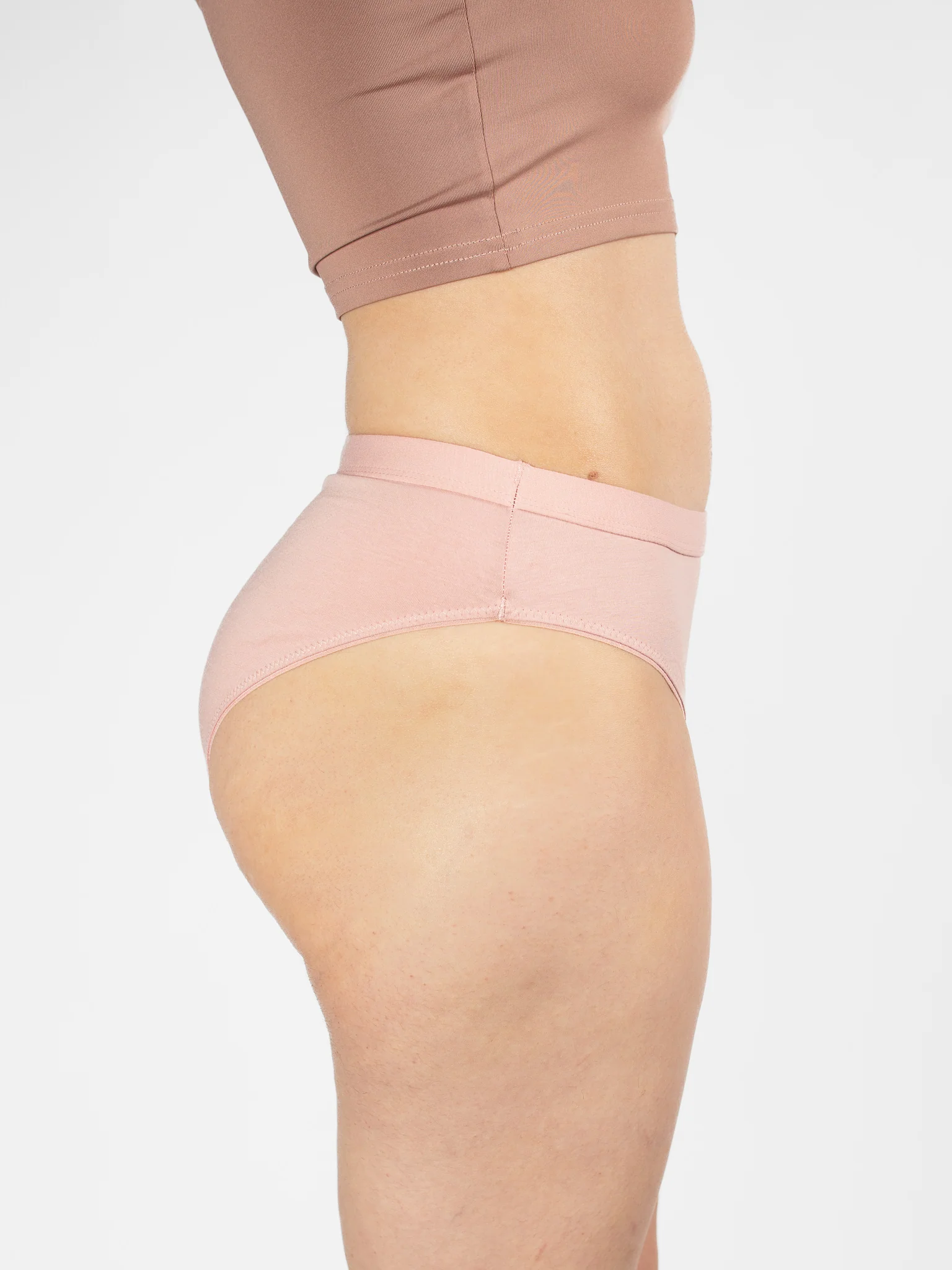 Everyday Cotton Pink Briefs - Image 3