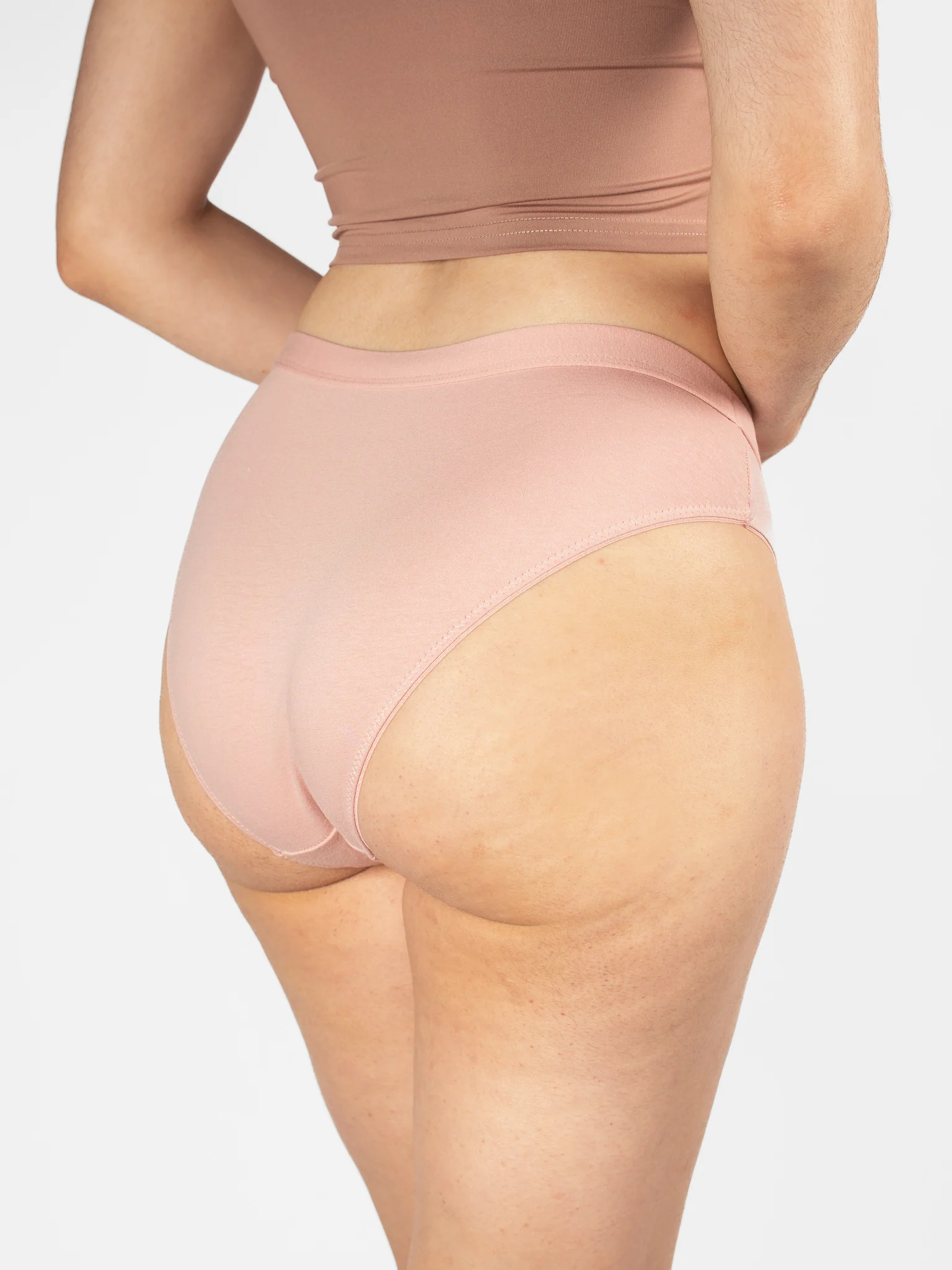 Everyday Cotton Pink Briefs - Image 4