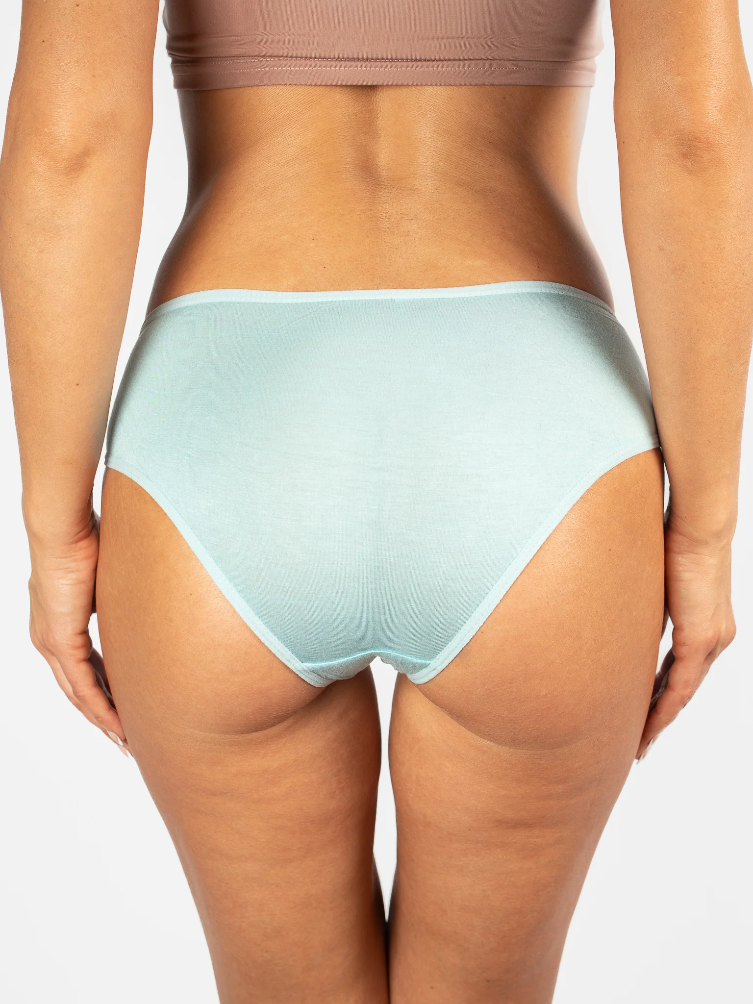 Lace Cutout Icy Blue Briefs - Image 4
