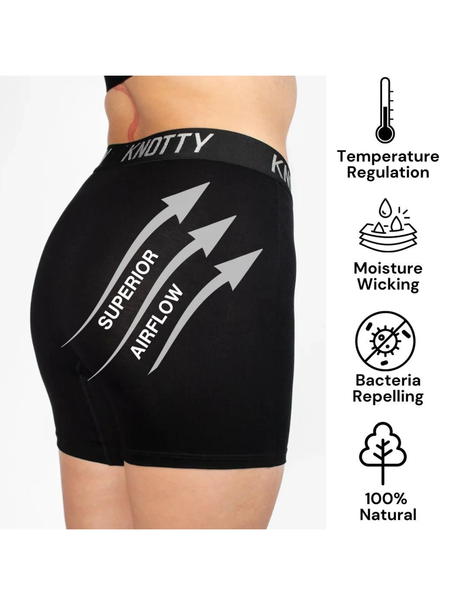 AiraModal™ Midnight Mushrooms Mid-Rise Thong - Image 4