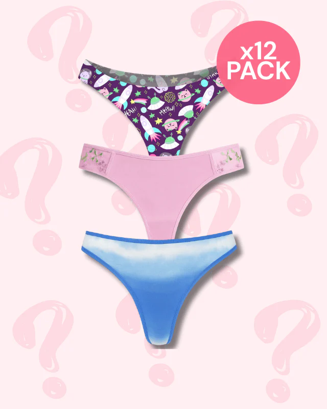 Mystery Butter-Soft Thongs 12-Pack