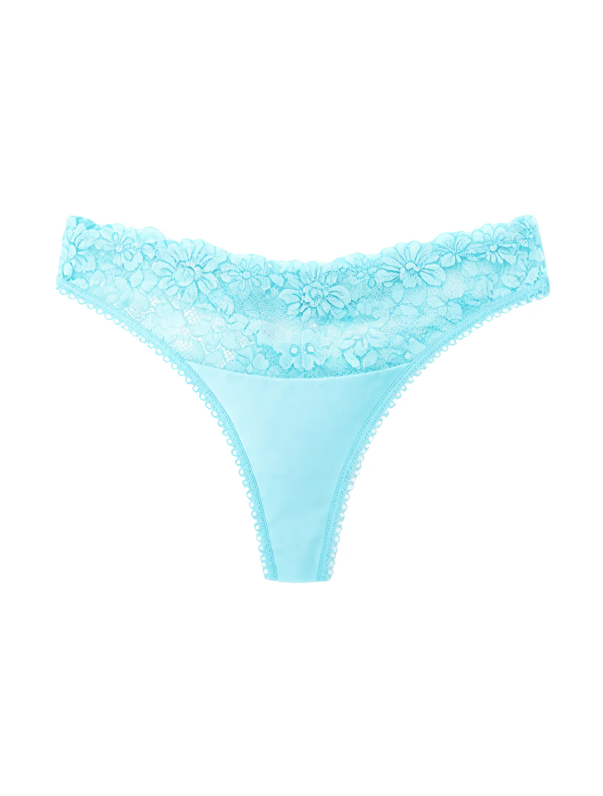 Mystic Blue Lace Thong
