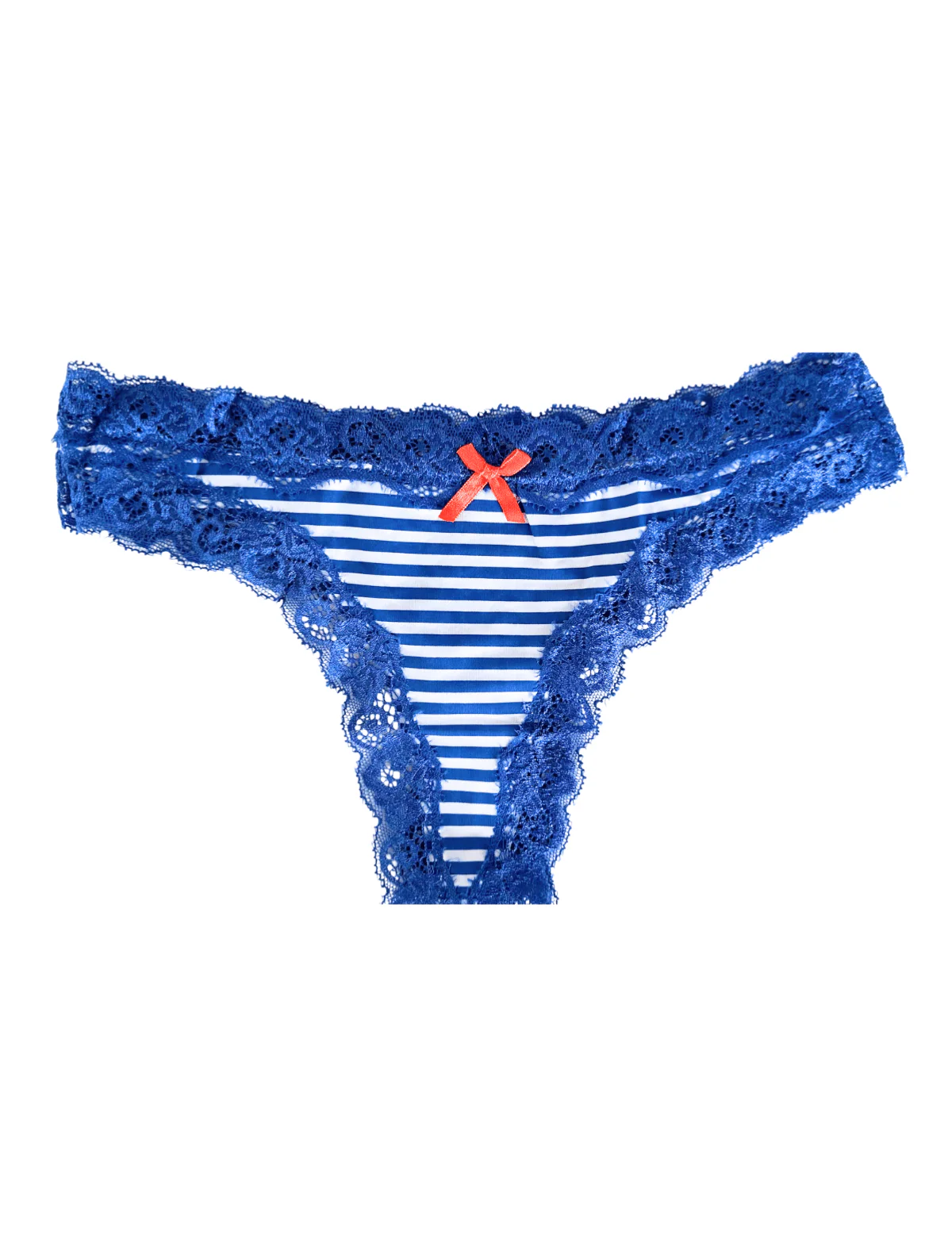 Nautical Striped Thong