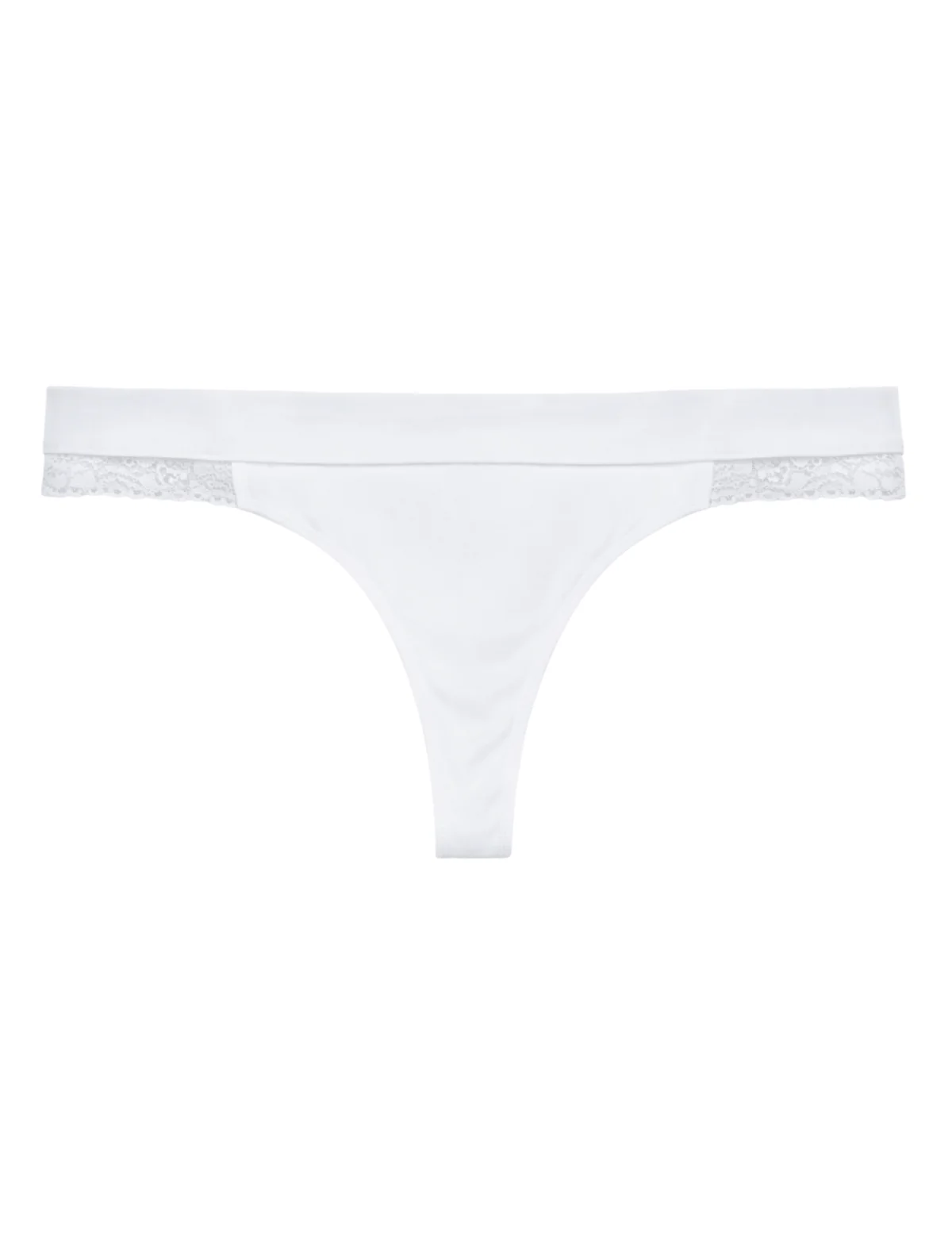 Alpine White Thong
