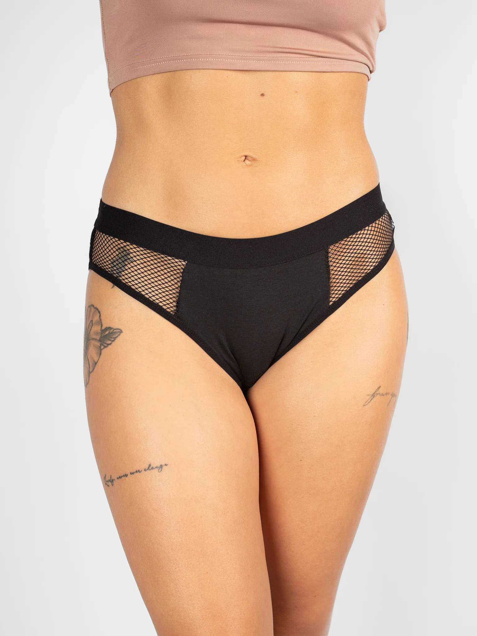 Wicked Mesh Cotton Briefs - Image 2