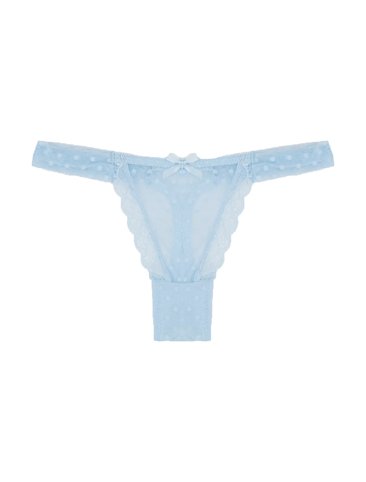 Polkadot Sky Blue Thong