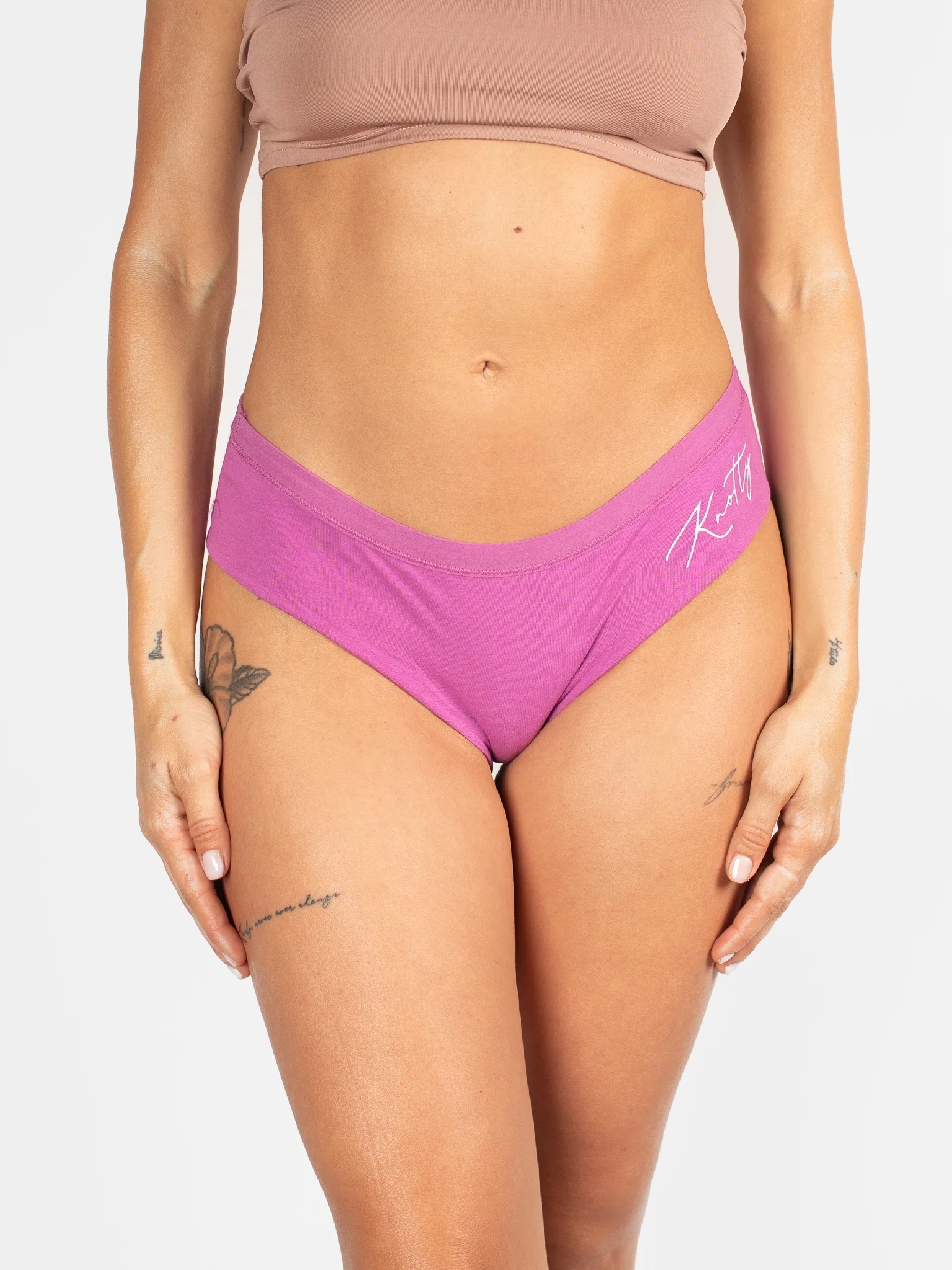 Purple Cotton Knotty Briefs - Image 2