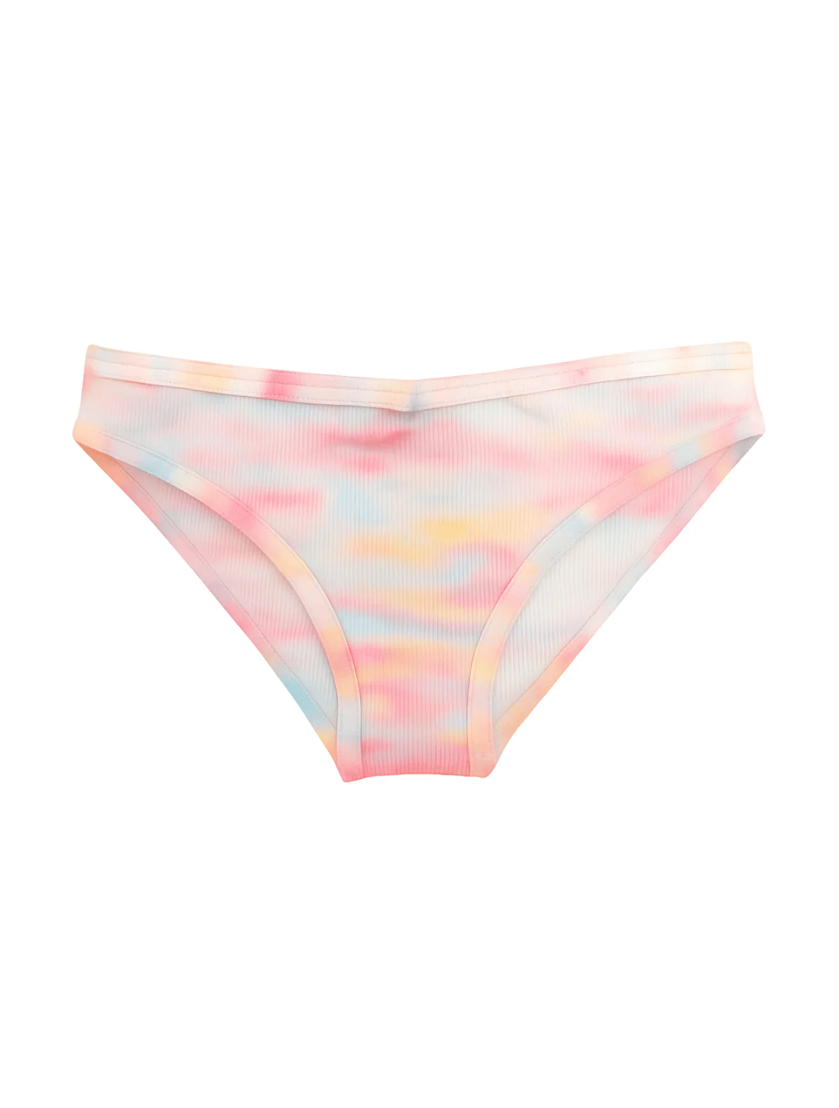Rainbow Watercolour Ribbed Brief