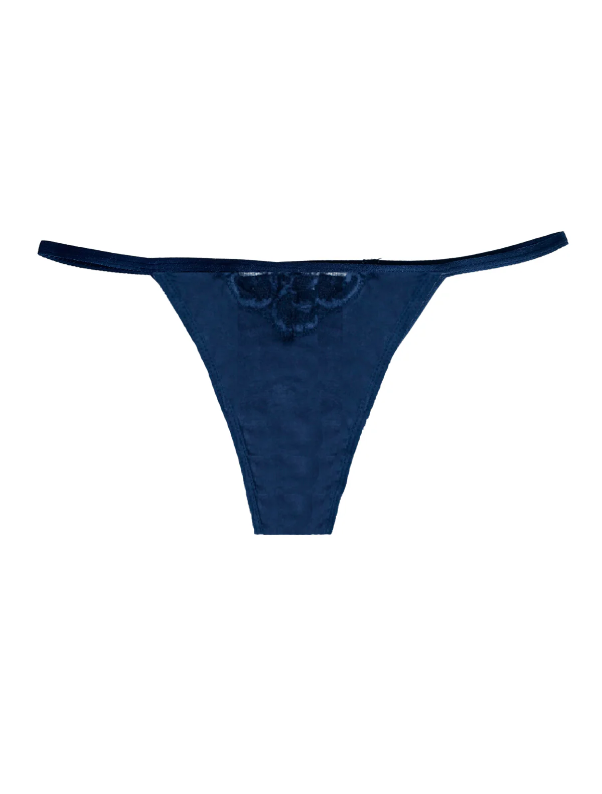 Royal Blue Cotton G-String