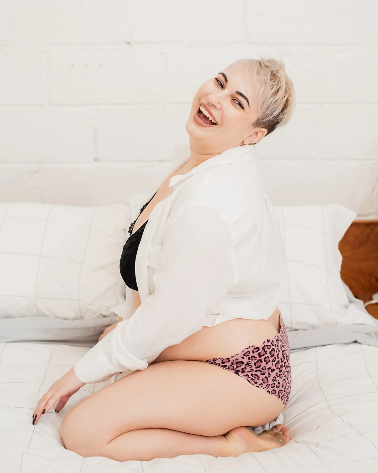 Seamless Pink Leopard Cheeky - Image 4