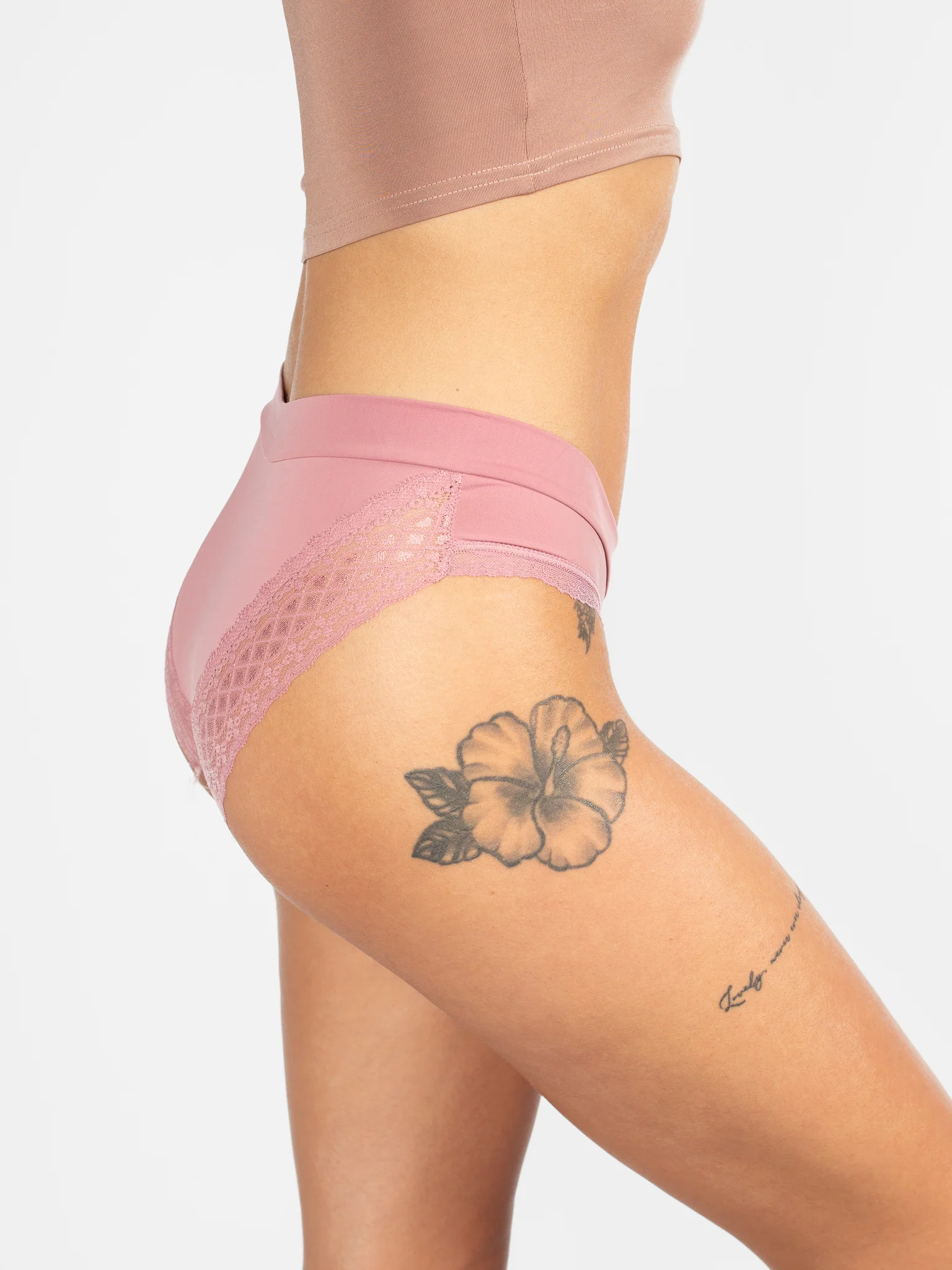 Silky Mauve Knotty Brief - Image 3
