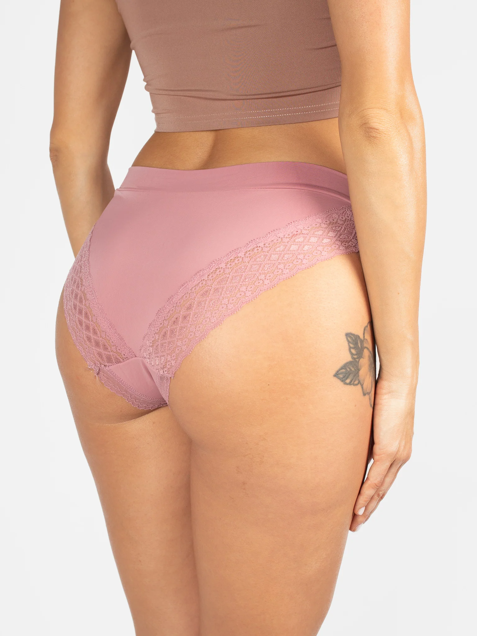Silky Mauve Knotty Brief - Image 4