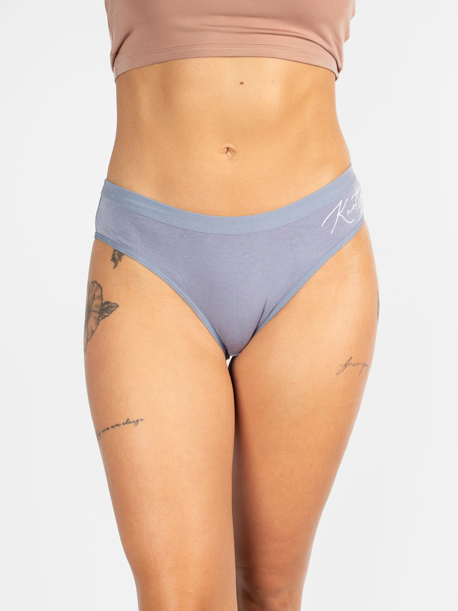 Sky Blue Cotton Knotty Briefs - Image 2