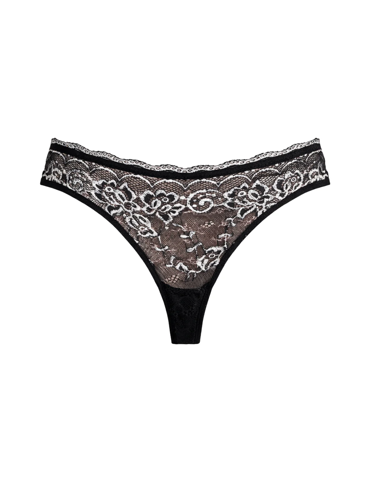 The Fleur Lace Thong