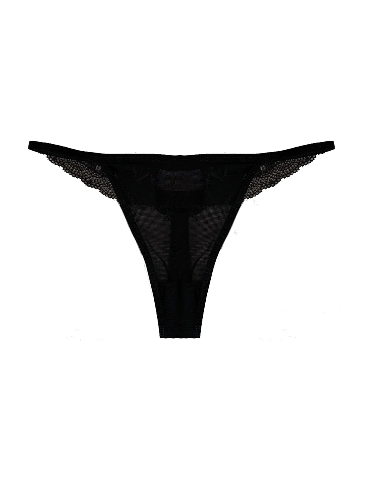 Vintage Vixen Black Lace Thong